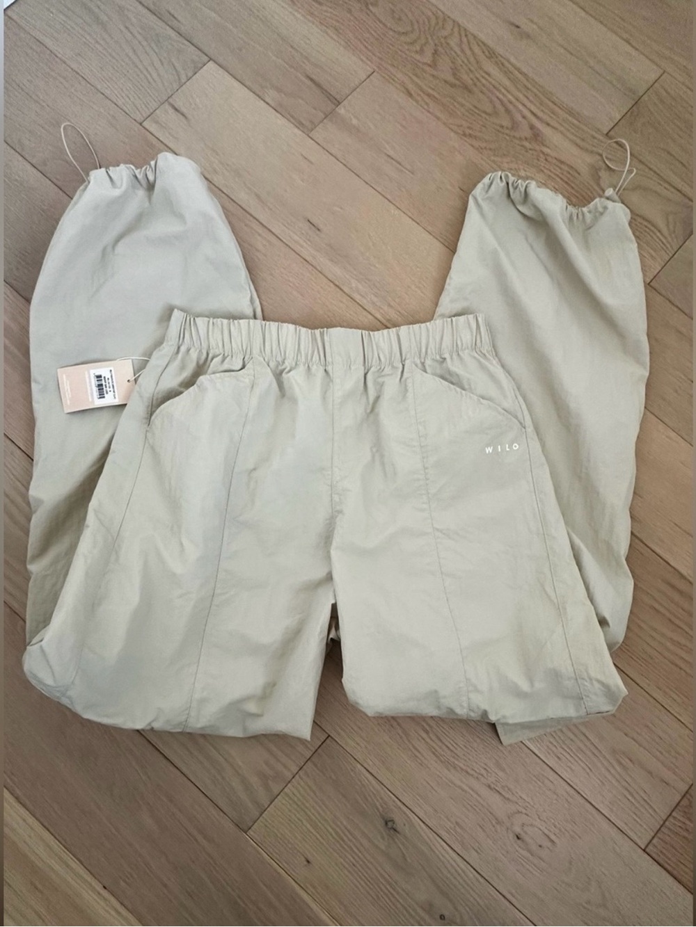 Women's Beige Track Pants - Lightweight Joggers